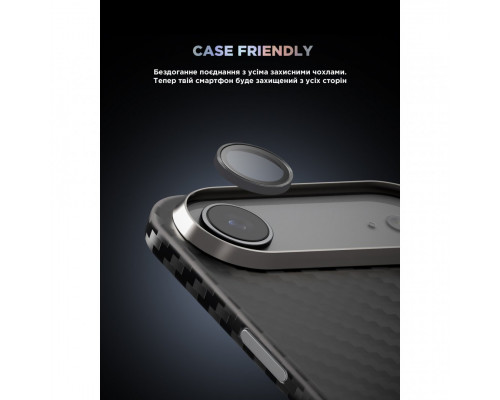 Захисне скло для камери ArmorStandart Supreme BI для iPhone 17 Air Black (ARM86448)