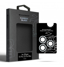 Захисне скло для камери ArmorStandart Supreme Black Icon для iPhone 15 Pro/15 Pro Max Clear (ARM76600)