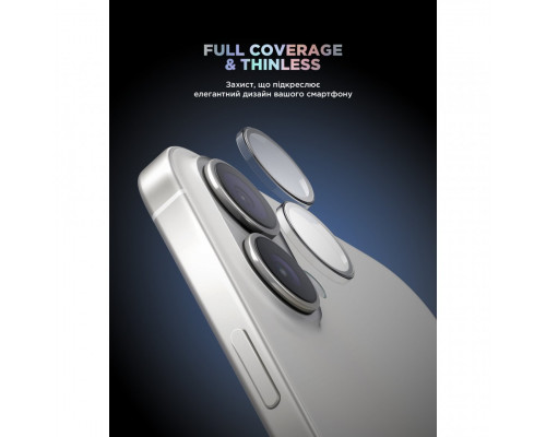 Захисне скло для камери ArmorStandart Supreme BI для iPhone 16/16 Plus Clear (ARM79428)