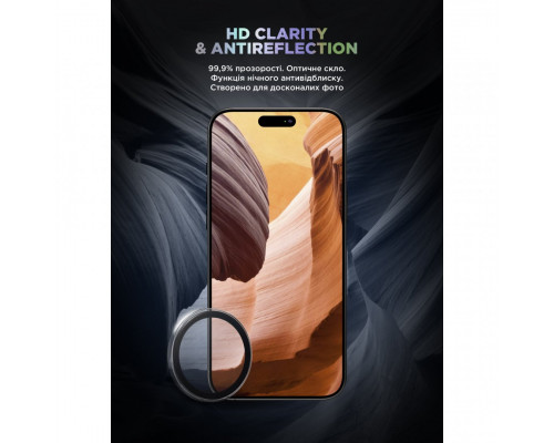Захисне скло для камери ArmorStandart Supreme BI для iPhone 16/16 Plus Clear (ARM79428)