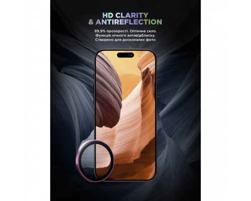 Захисне скло для камери ArmorStandart Supreme BI для iPhone 16/16 Plus Rose Pink (ARM79430)