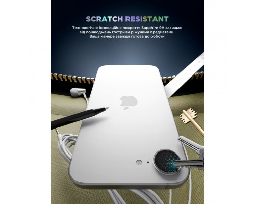 Захисне скло для камери ArmorStandart Supreme BI для iPhone 17e/16e Clear (ARM84427)