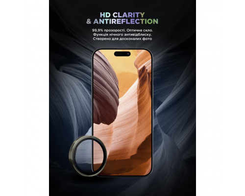 Захисне скло для камери ArmorStandart Supreme BI для iPhone 17 Pro/17 Pro Max Titanium (ARM86437)