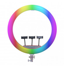 Кільцева лампа RGB Crystal 3D-56 Remote 56см