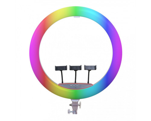 Кільцева лампа RGB Crystal 3D-56 Remote 56см