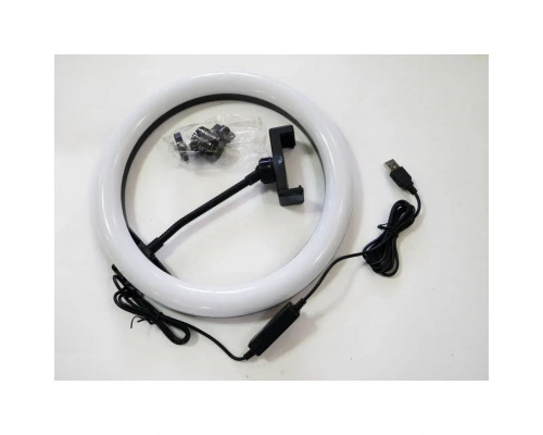 Кільцева лампа LED 26cm Black (QX-260)
