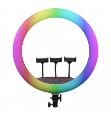 Кільцева лампа RGB MJ45 Black 45см