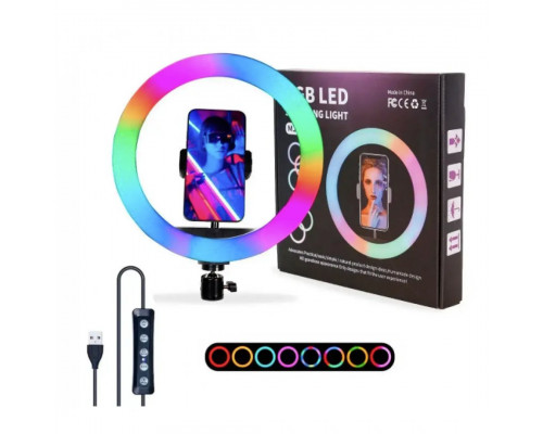Кільцева RGB-лампа 30 см MJ30 Black