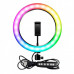 Кільцева RGB-лампа 30 см MJ30 Black