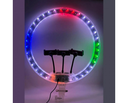 Кільцева лампа RGB LED 3D-45 J45cm