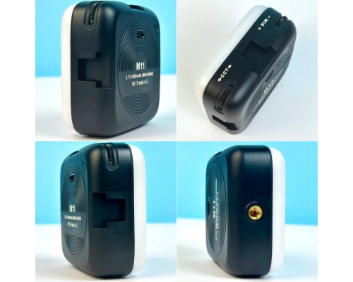 Портативне відеосвітло M11 2000mAh із затискачем