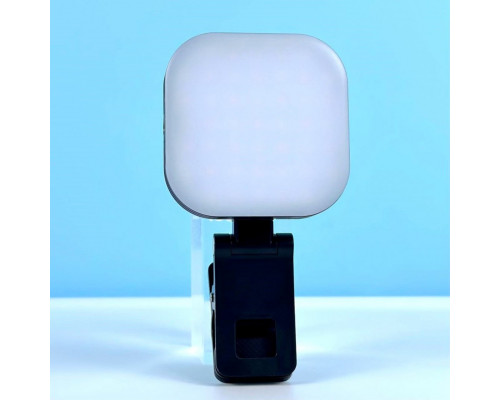 Портативне відеосвітло F-622 Magnetic LED 1000mAh із затискачем White