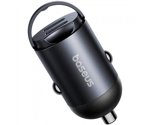 Автомобильное зарядное устройство Baseus Tiny Star Mini 2Type-C 30W Black (C00035001121-03)