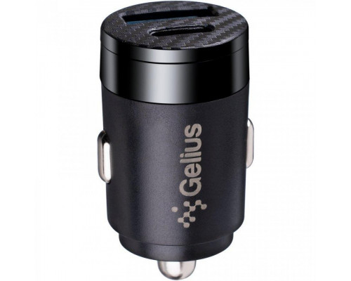 Автомобильное зарядное устройство Gelius Inch Twix USB+Type-C 35W Black (GP-CC010)