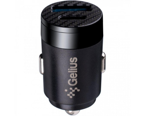 Автомобильное зарядное устройство Gelius Inch Twix USB+Type-C 35W Black (GP-CC010)