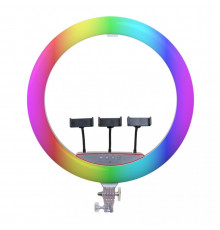 Кільцева лампа RGB Crystal 3D-45 Remote 45см
