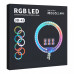 Кільцева лампа RGB Crystal 3D-45 Remote 45см
