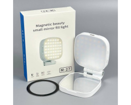 Портативне відеосвітло M27 Magnetic із дзеркалом