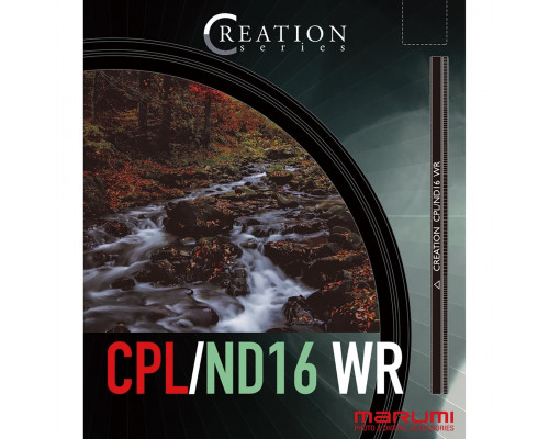 Світлофільтр поляризаційний/нейтрально-сірий Marumi CREATION C-PL/ND16 82 мм