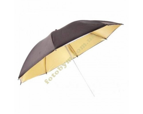 Парасолька чорна/золотиста Weifeng 85 см WOS3004