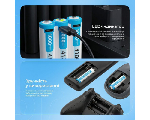 Акумуляторні батарейки Proove Compact Energy Pro AA 2 pcs White (RBCE40702002)