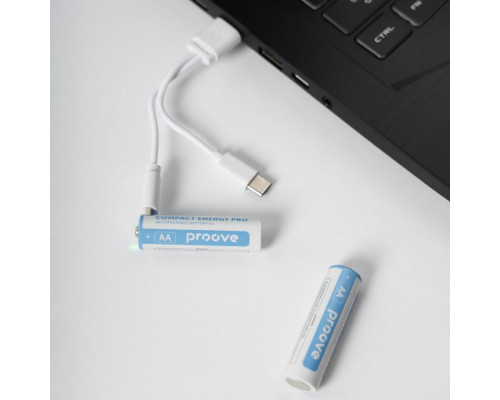 Акумуляторні батарейки Proove Compact Energy Pro AA 2 pcs White (RBCE40702002)