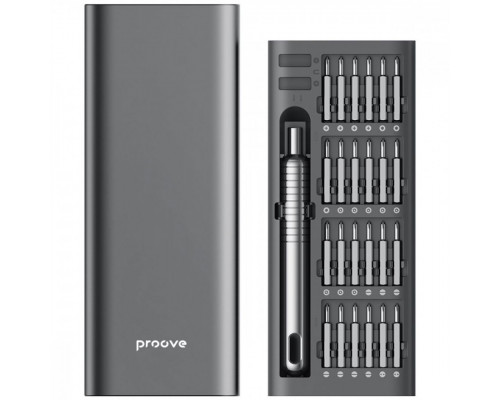 Багатофункціональний набір викруток Proove Fixer 51in1 Gray (MTSF51000003)