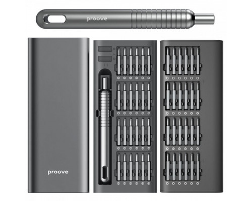 Багатофункціональний набір викруток Proove Fixer 51in1 Gray (MTSF51000003)