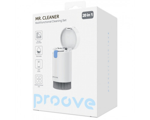 Багатофункціональний набір для чищення Proove Mr. Cleaner 20in1 White (MCS00002002)