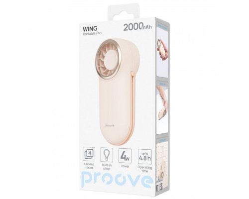 Портативний вентилятор Proove Wing White (PFWG04002002)