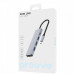 Type-C хаб Proove Iron Link 5 in 1 (3*USB3.0 + Type C + HDMI) Silver (HBIL00010604)
