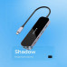 Type-C хаб Proove Shadow (2*USB3.0 + Type-C + PD100W + HDMI) Dark Gray (HBSW10221205)