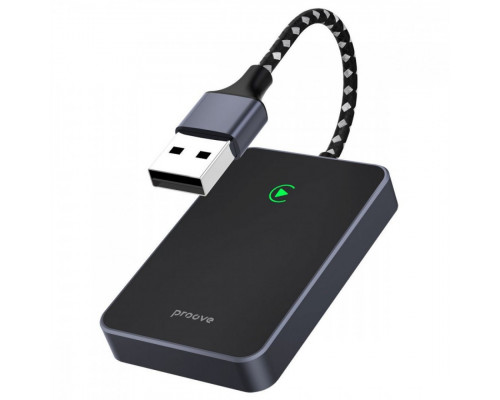 Бездротовий адаптер CarPlay Proove СP-01 Wireless Car Adapter Black (SMCP00100001)