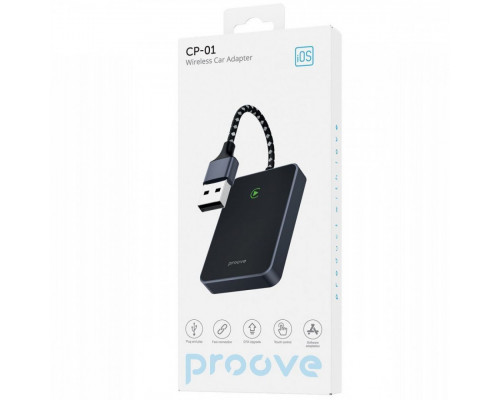Бездротовий адаптер CarPlay Proove СP-01 Wireless Car Adapter Black (SMCP00100001)