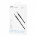 Кабель AUX Proove Weft (1m) Black (ACWF00005801)