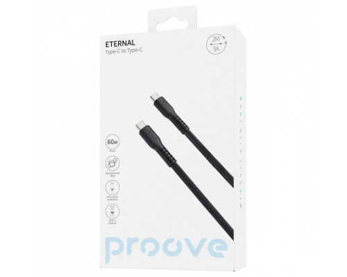 Кабель Proove Eternal Type-C to Type-C 60W (2m) White (CCET60002222)