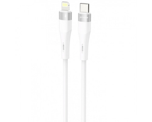 Кабель Proove Light Silicone Plus Type-C to Lightning 27W (1m) White (CCLS27002102)