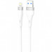 Кабель Proove Light Silicone Plus USB to Lightning 2.4A (1m) White (CCLS12001102)