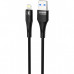 Кабель Proove Light Silicone Plus USB to Lightning 2.4A (1m) Black (CCLS12001101)