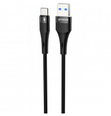 Кабель Proove Light Silicone Plus USB to Type-C 3A (1m) Black (CCLS15001201)