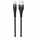 Кабель Proove Light Silicone Plus USB to Type-C 3A (1m) Black (CCLS15001201)