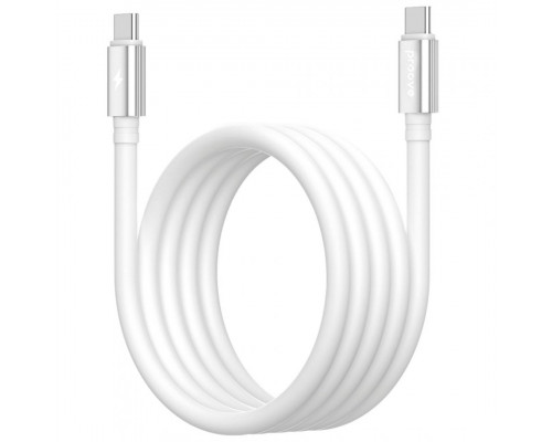 Кабель Proove Magneto Type-C to Type-C 60W (1m) White (CCMA60002202)