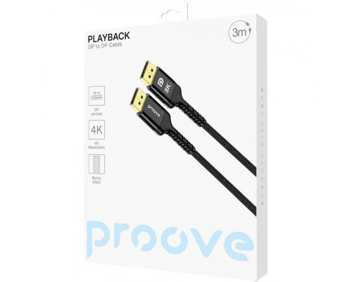 Кабель Proove Playback DP to DP 3m Black (DCPD32003601)