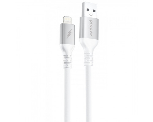Кабель Proove ReGen Silicone USB to Lightning 2.4A (1m) White (CCRS15001102)