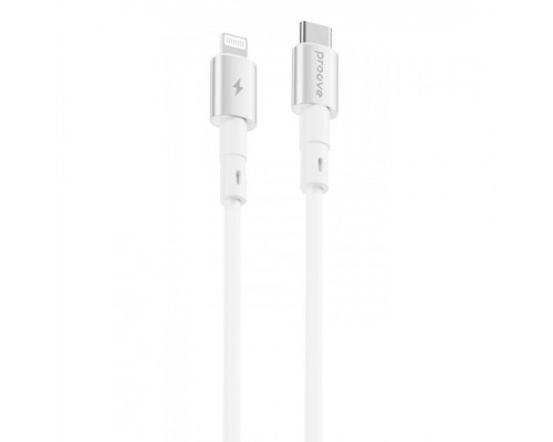 Кабель Proove Silicraft Type-C to Lightning 27W (1m) White (CCSC27002102)