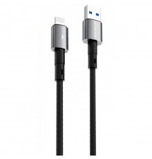 Кабель Proove Silicraft USB to Lightning 2.4A (1m) Black (CCSC12001101)