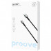 Кабель Proove Silicraft USB to Lightning 2.4A (1m) Black (CCSC12001101)