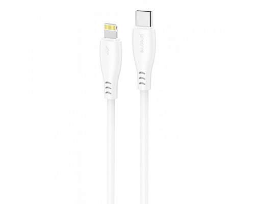 Кабель Proove Simple Silicone Type-C to Lightning 27W (1m) White (CCSS27002102)