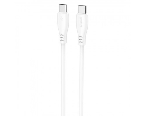 Кабель Proove Simple Silicone Type-C to Type-C 60W (2m) White (CCSI60002222)