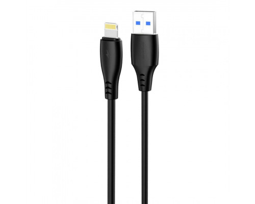 Кабель Proove Simple Silicone USB to Lightning 2.4A (1m) Black (CCSS12001101)